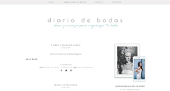 Desktop Screenshot of diariodebodas.es